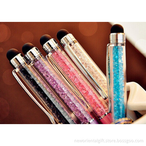 Delicate crystal ball pen